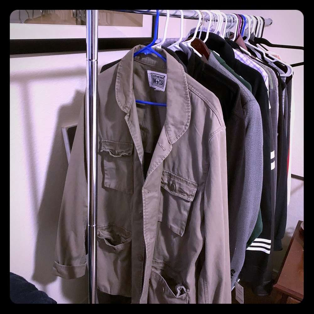 Converse jacket and sweater 2x1